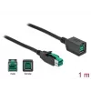 Virtalähdöllinen USB-jatkokaapeli DeLOCK 85980 12 V 1 m