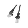 Verkkokaapeli LANBERG PCU5-10CC-0500-BK Cat5e U/UTP RJ-45 — 5 m, musta, CCA-johdin