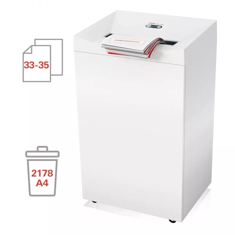 HSM Pure 940 asiakirjasilppuri, 165 l, 3,9x40 mm