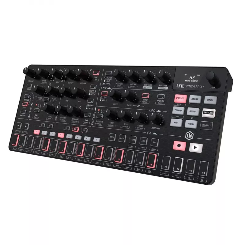 Analogi-syntetisaattori IK Multimedia Uno Synth Pro X — 8-ääninen polyfonia, pöytämalli