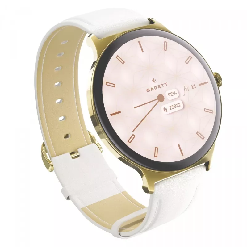Älykello Garett Verona 2 Gold Mesh Bluetoothilla ja sykemittarilla