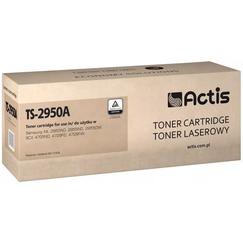 Actis TS-2950A värikasetti (vastaava kuin Samsung MLT-D103L; vakio; 2 500 sivua; musta)