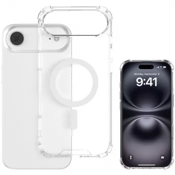 Reunasuojakotelo 4smarts Ibiza Apple iPhone 17 Air 16,8 cm läpinäkyvä