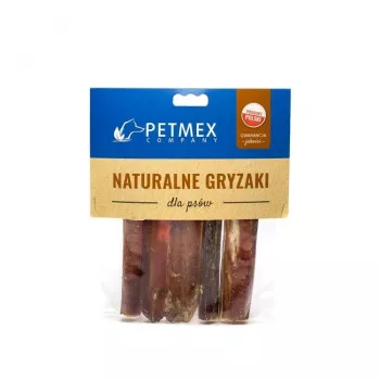 PETMEX naudan penisviipale 12 cm, 5 kpl — luonnollinen yhden raaka-aineen hampaidenhoitopuruluu, à 30 g
