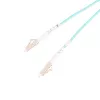 Patchkaapeli LC/UPC-LC/UPC duplex 5 m — Extralink OM3 monimuoto, 3 mm FTTH, aqua