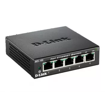 D-Link DES-105 hallitsematon L2 musta