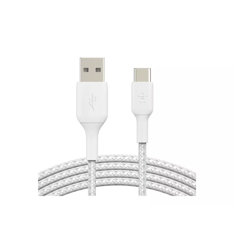 USB-kaapeli Belkin CAB002BT1MWH 1 m USB-A – USB-C valkoinen