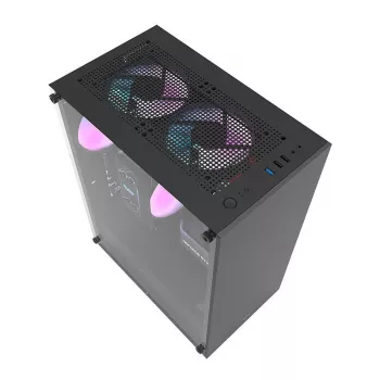 Tietokonekotelo Darkflash DK100 (musta)