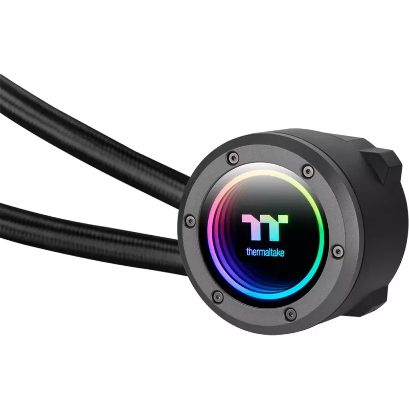 Thermaltake TH420 V2 ARGB prosessori All-in-One-nestejäähdytin 14 cm musta 1 kpl