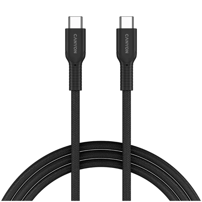CANYON kaapeli OnWire 60CL C-C 60W COLOR punottu 1m musta