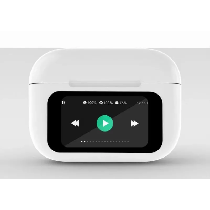 Kuulokkeet BLUETOOTH/WHITE TWS-LCD-ANC-01-W Gembird