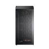 Montech X5M (B) Micro Tower -PC-kotelo – Micro-ATX/Mini-ITX, 3x120mm edessä, 1x120mm takana, tukee ATX-virtalähteitä, 2x3,5 inch + 4x2,5 inch, musta