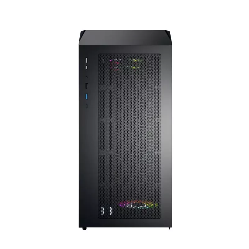 Montech X5M (B) Micro Tower -PC-kotelo – Micro-ATX/Mini-ITX, 3x120mm edessä, 1x120mm takana, tukee ATX-virtalähteitä, 2x3,5 inch + 4x2,5 inch, musta
