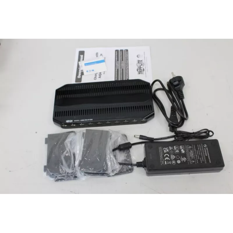 USB-latausasema Tripp Lite U280-010-ST-CEE — 10 USB-liitäntää, säädettävä lokero