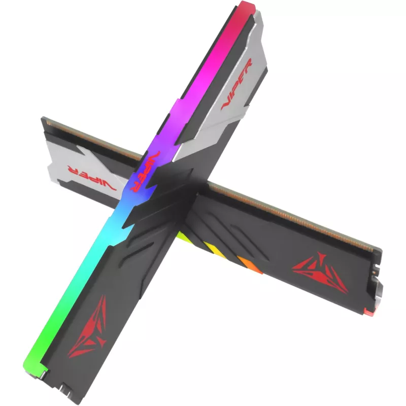 Patriot Viper Venom RGB PVVR532G720C34K DDR5-7200 32 GB (2x 16 GB) CL34 muistisarja, Intel XMP 3.0, musta