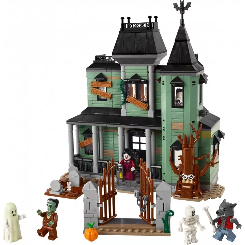 Rakennuslelu LEGO Creator 3-in-1 Spukhaus malli 31167 – 736 osaa, 3 mallia, 5 minifiguuria