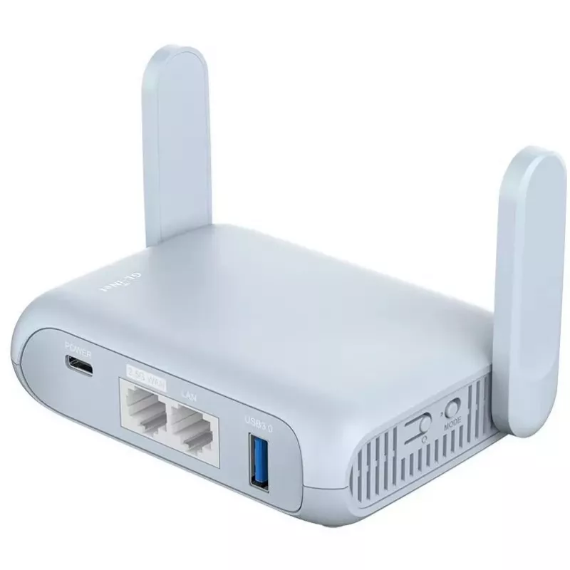 Kannettava reititin ALLNET GL-MT3000 Wireless AX 3000 Mbit/s – taskukokoinen kotiin ja matkalle