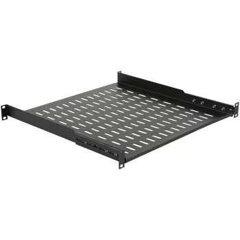 Rack-hylly LOGON RAS405BL musta 50 kg kantavuus 19