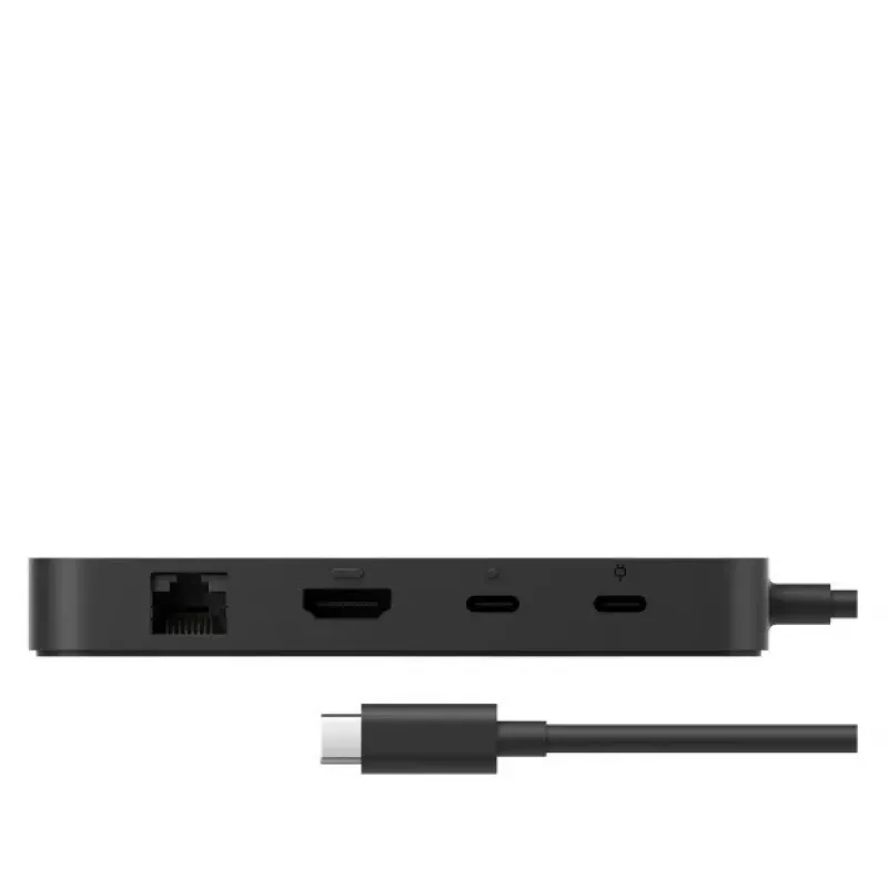 Microsoft Surface USB4 -telakka johdollinen musta USB4-liitettävyys 1000 Mbit/s