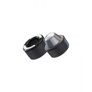 Kasvohierontalaite Therabody Theraface Hot & Cold Rings FG musta — 67 mm, langaton, 2 ohjelmaa, OLED-näyttö