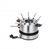 Severin FO 2471 fondue- ja crêpe-yhdistelmä, musta/ruostumaton teräs