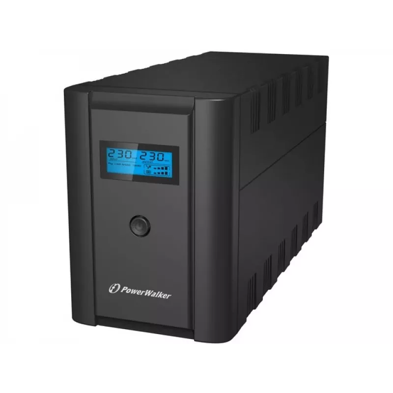 PowerWalker VI 1200 LCD/FR Line-Interactive 1,2 kVA 600 W 4 AC-lähtöä