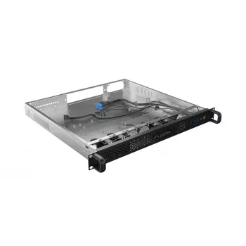 Rack-kotelo Lanberg SC01-4201-10B 1U musta 4 tuuletinta