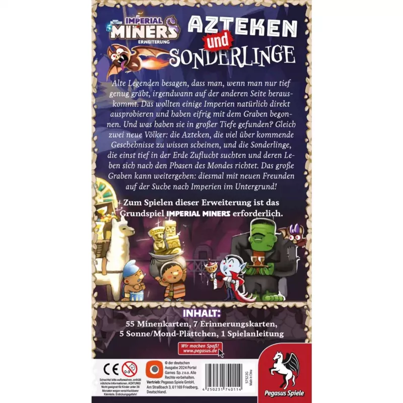Imperial Miners: Azteken und Sonderlinge, lautapelin lisäosa
