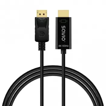 Savio CL-189 videokaapeli-adapteri 1,5 m uros-uros