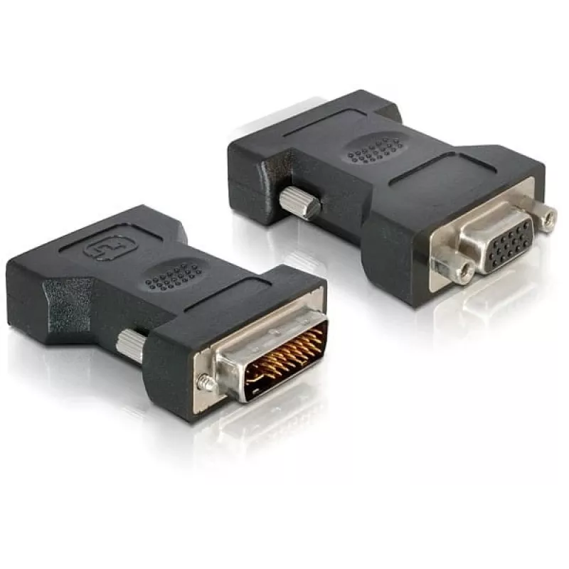 VGA 15-napainen naaras - DVI 24+5 uros DeLOCK 65016