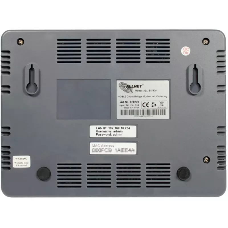 Piste-piste-modeemi ALLNET ALL-BM300