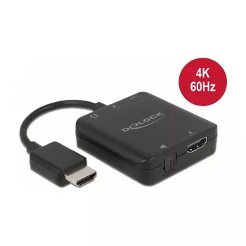 HDMI-audion erotin DeLOCK 4K 60 Hz kompakti