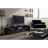 Cama TV-taso EVORA 200 wenge/musta kiiltävä