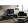 Cama TV-taso EVORA 200 wenge/musta kiiltävä