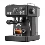 HiBREW H10A mäntäespressokone lämpötilansäädöllä (musta)