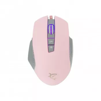 Pelihiiri White Shark GARETH Pink USB Type-A