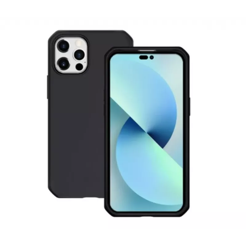 Shell-kotelo Mobilis Spectrum iPhone 14 Pro 15.5 cm musta