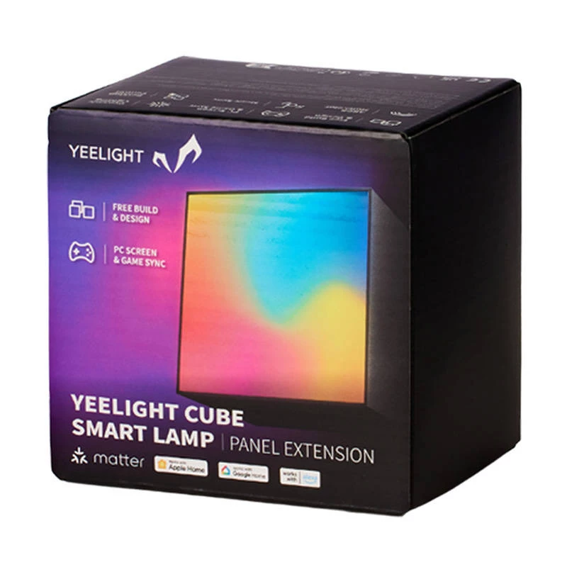 Yeelight Smart Cube Light Panel YLFWD-0006 pelivalopaneeli, musta