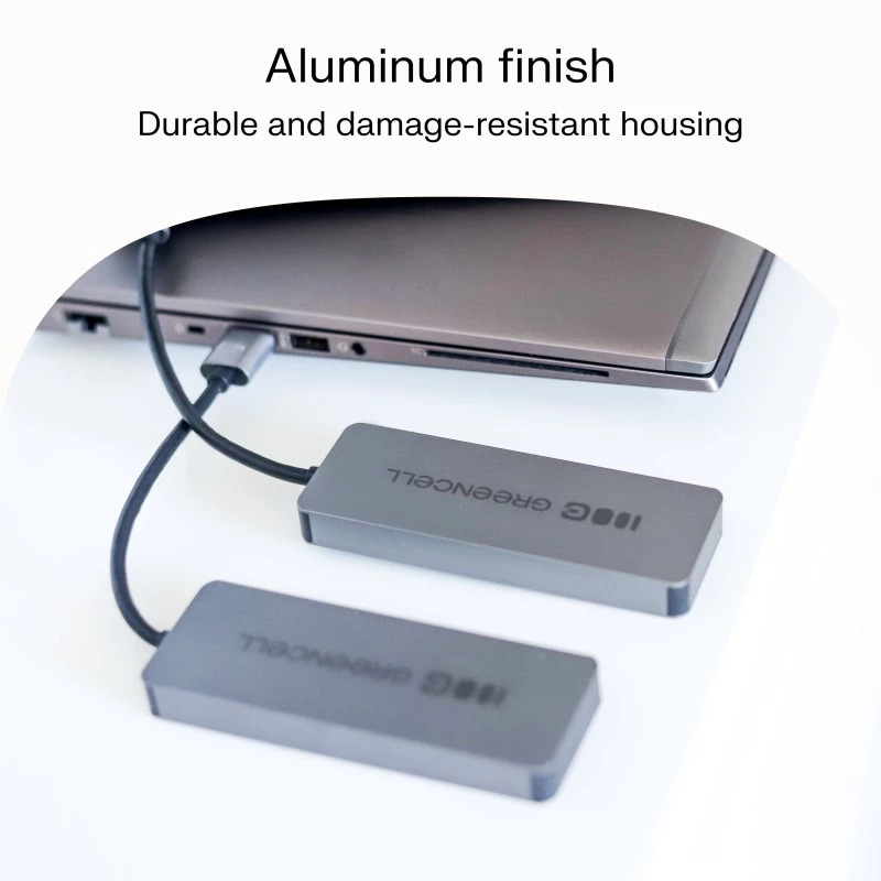 USB-keskitin Green Cell HUB-GC-A4A — 4-porttinen USB-A-3.0-keskitin