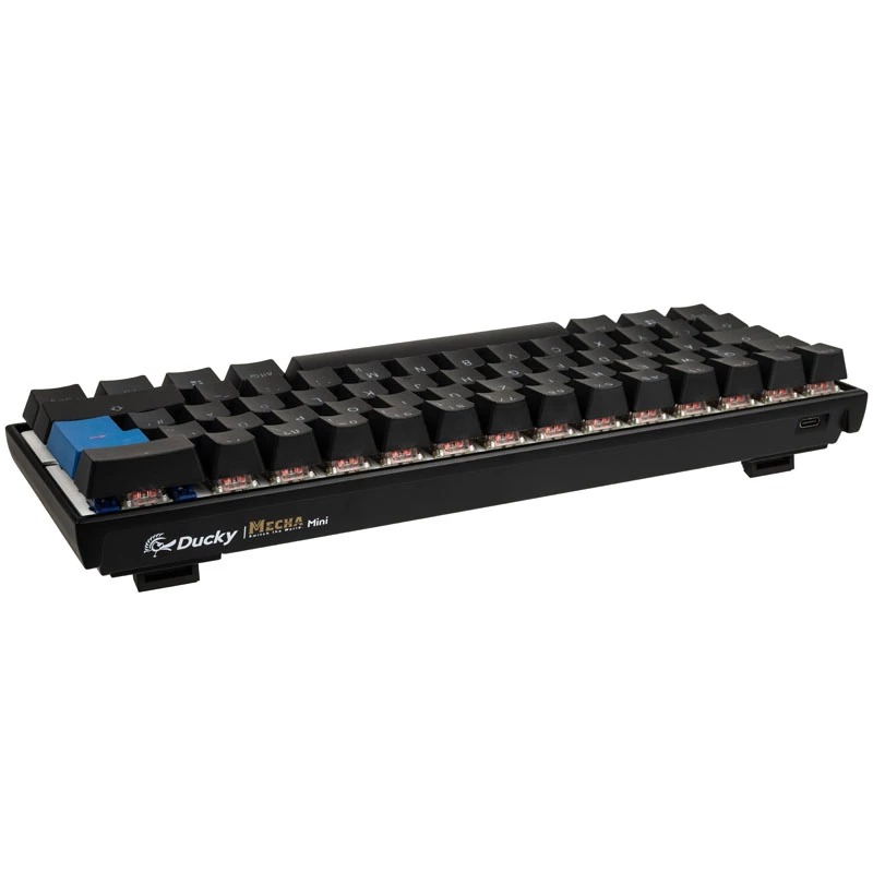Ducky Mecha Mini näppäimistö hiiri sisältää Gaming USB englanti musta