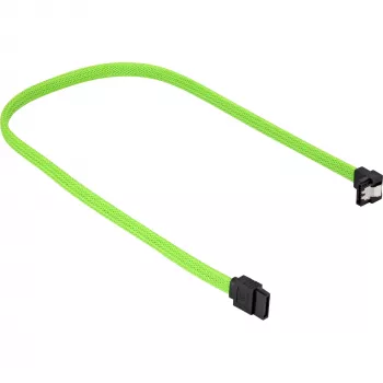 SATA-kaapeli Sharkoon SATA 3 0,6 m 7-pin musta vihreä