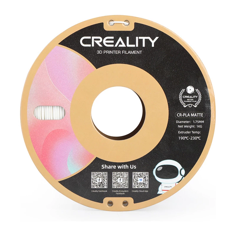 Filamenttikela Creality PLA 1,75 mm valkoinen 1 kg (malli 3301010296)
