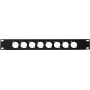 Etupaneeli Omnitronic Z-19 8x XLR D-Type 1U – rack-sovitin kahdeksalla XLR-liitännällä