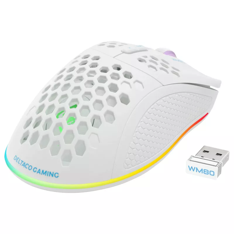 Pelihiiri Deltaco GAM-120-W RF langaton USB Type-C