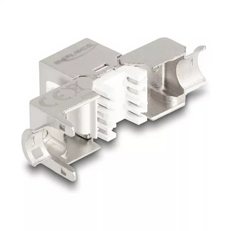 DeLOCK Keystone-moduuli RJ45-liitäntä LSA Cat.6A ohut työkaluton