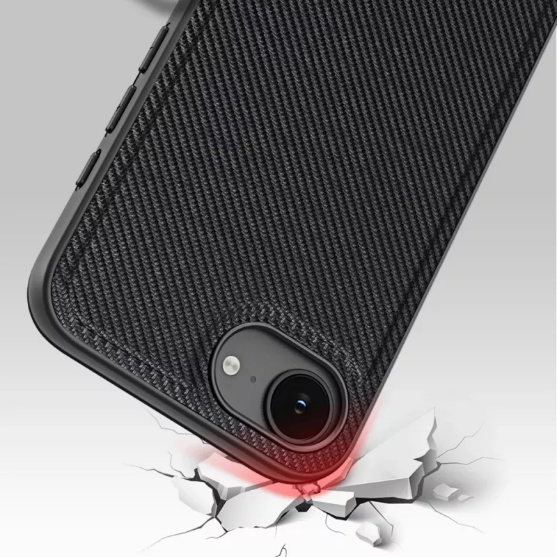 Suojakotelo Nevox 2499 puhelinkotelo musta iPhone 16e 15,5 cm