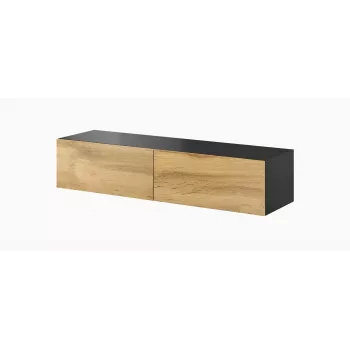Cama TV-taso VIGO 140 30/140/40 musta/wotan-tammi