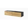 Cama TV-taso VIGO 140 30/140/40 musta/wotan-tammi