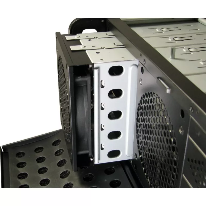 Palvelinkotelo Inter-Tech IPC 4U-4129L rack metalli hopea