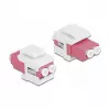 Keystone-moduuli LC Duplex -liitin LC Duplex -liittimeen DeLOCK 86818